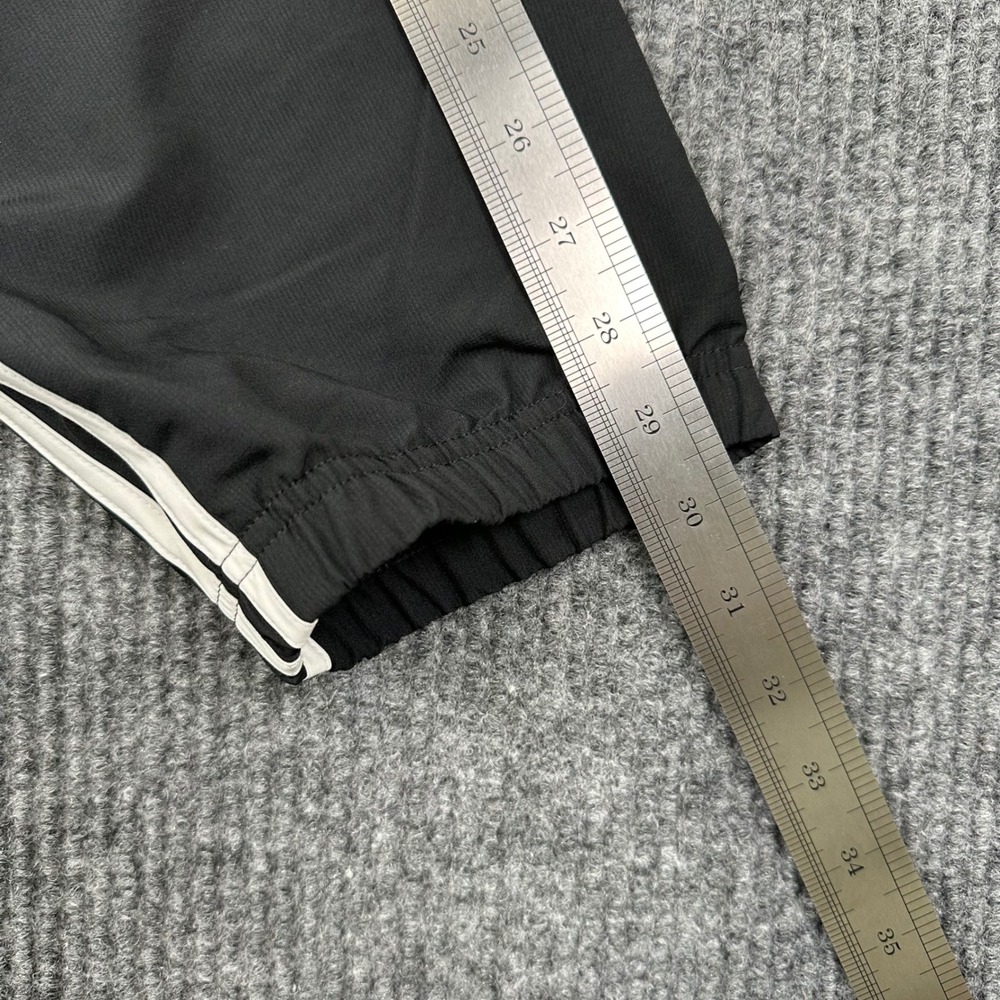 Adidas 3-Stripes Wind Pants Mens XL White Stripe Mesh Lined Track Pants Athletic - Picture 7 of 10